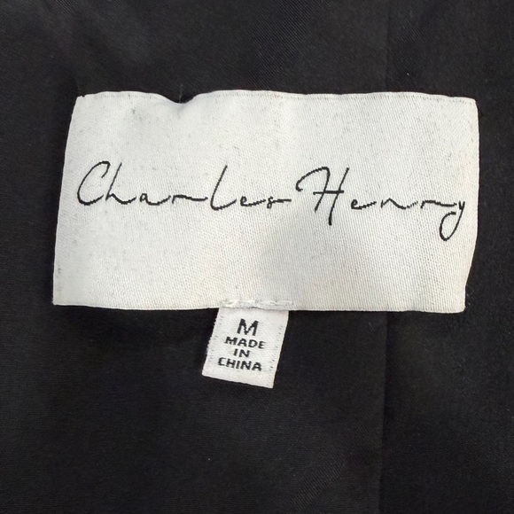 Charles Henry Classic Black Midi Dress Size Medium NWOT - Picture 5 of 7